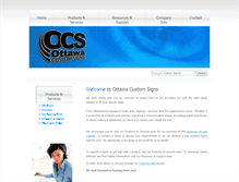 Tablet Screenshot of ottawacustomsigns.com